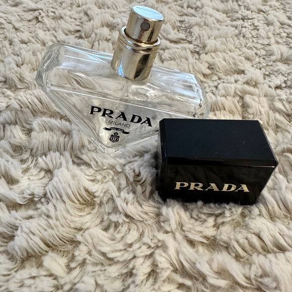 Prada Milano Paradoxe Triangular Glass Perfume with Black Cap - EMPTY - Picture 3 of 3